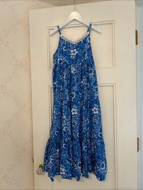 Rachel Zoe Blue Floral Maxi Dress